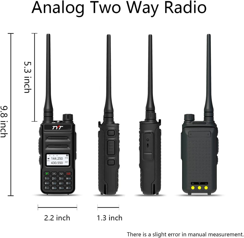Dual Band VHF UHF Handheld Two Way Radio S877