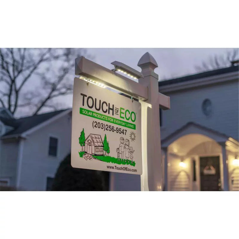 Solar Dual Sided LED Sign or Post Light 1 2 or 4 Pack O33827