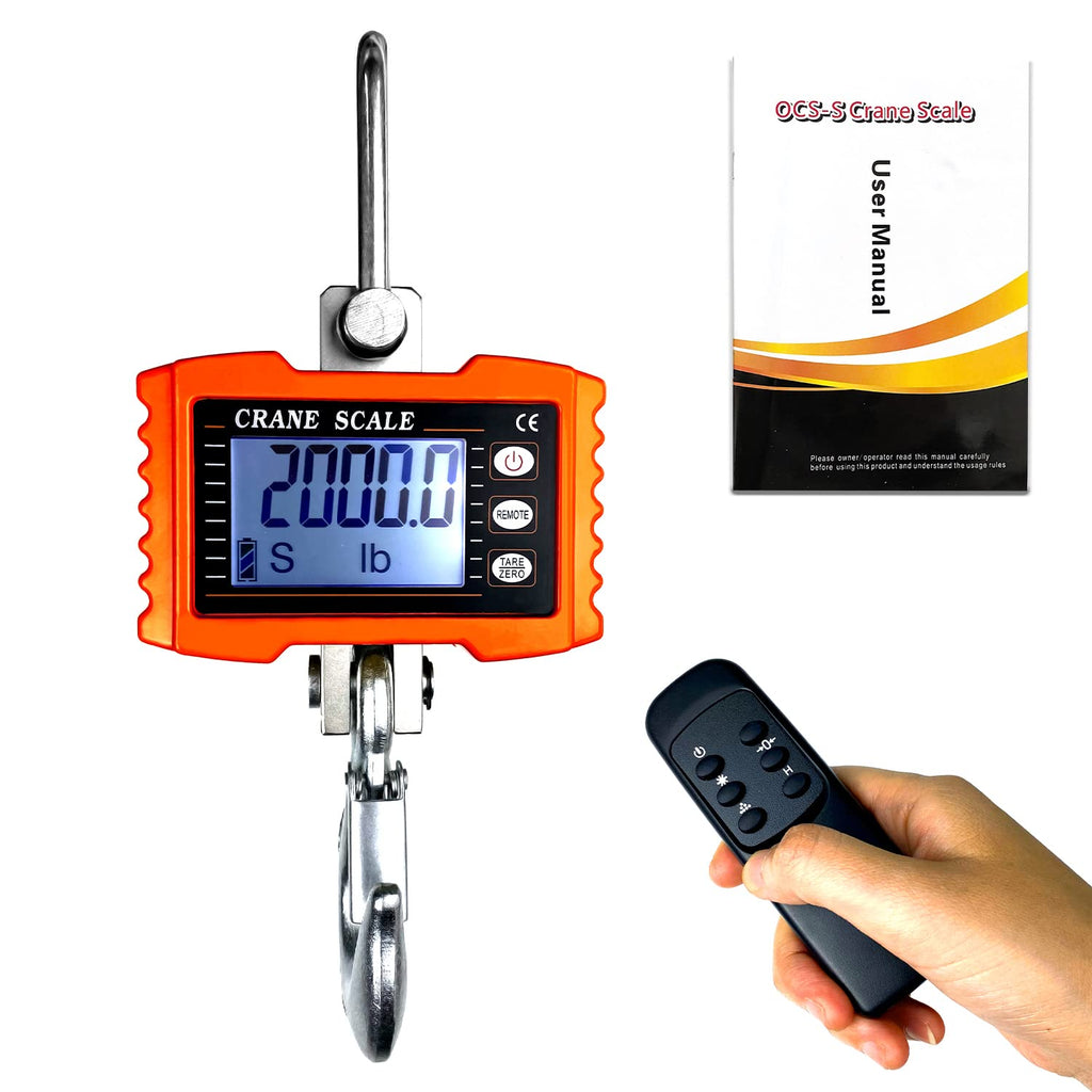 Digital Crane Scale with Remote Control (Yellow) Y183319