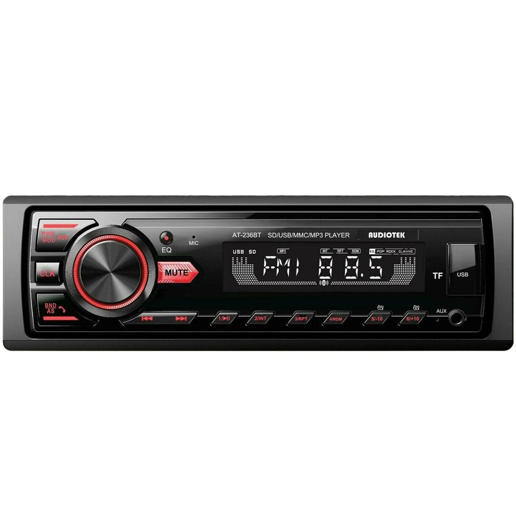 6.5 Speakers + Car Audio Stereo Bluetooth FM USB Receiver Bundle D946241
