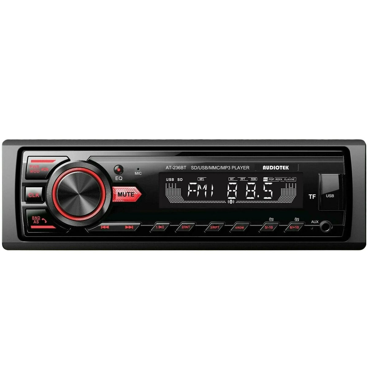 6.5 Speakers + Car Audio Stereo Bluetooth FM USB Receiver Bundle D946241