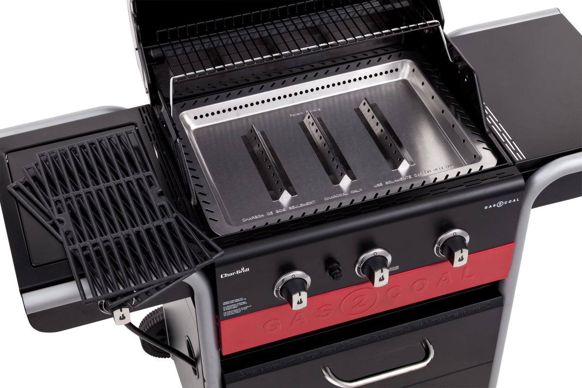 3-Burner Gas & Charcoal Combination Grill G509824