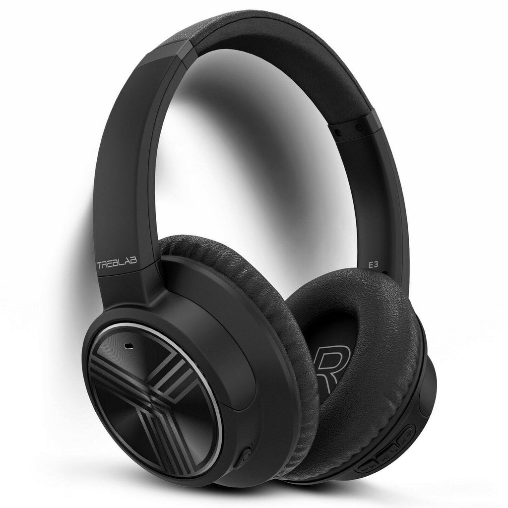 Black Over-Ear Bluetooth Headphones Active Noise Cancelling M51866