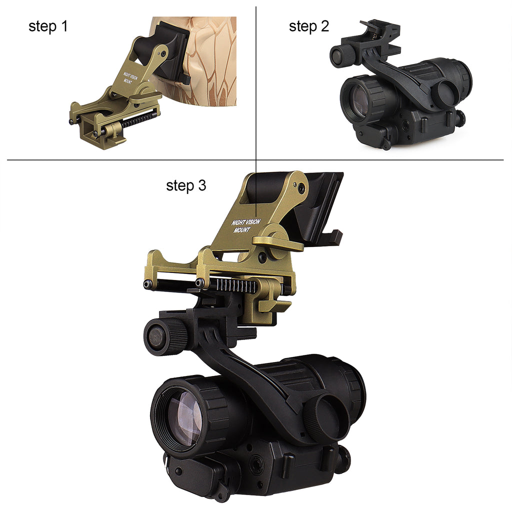 Full Metal NVG Helmet Mount Adapter F643763