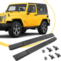 Running Boards for 2007-2018 Jeep Wrangler JK 4 Door Side Step Armor Blade Nerf Bars Rock Sliders Rail Step X47637