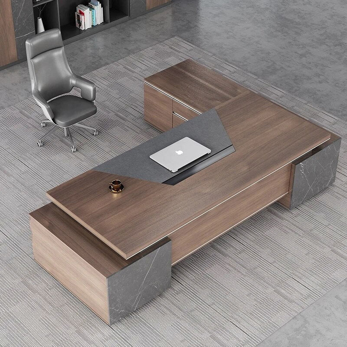 Modern Wooden Executive Office Desk F26371