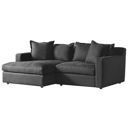 Beige L-Shaped 2-Piece Sectional Sofa W785659
