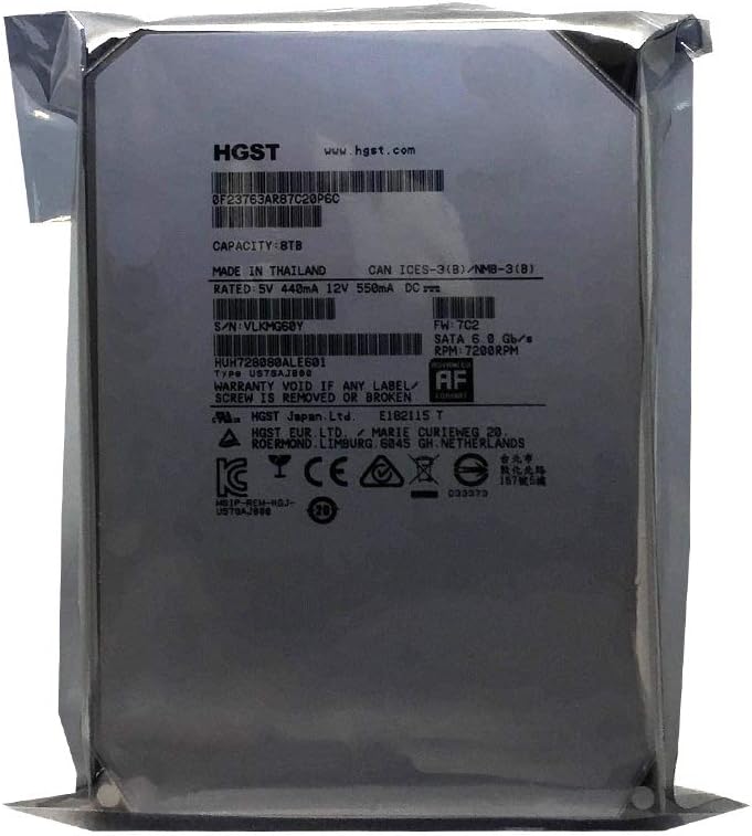 8TB 7200RPM SATA 3.5inch Enterprise Hard Drive G629