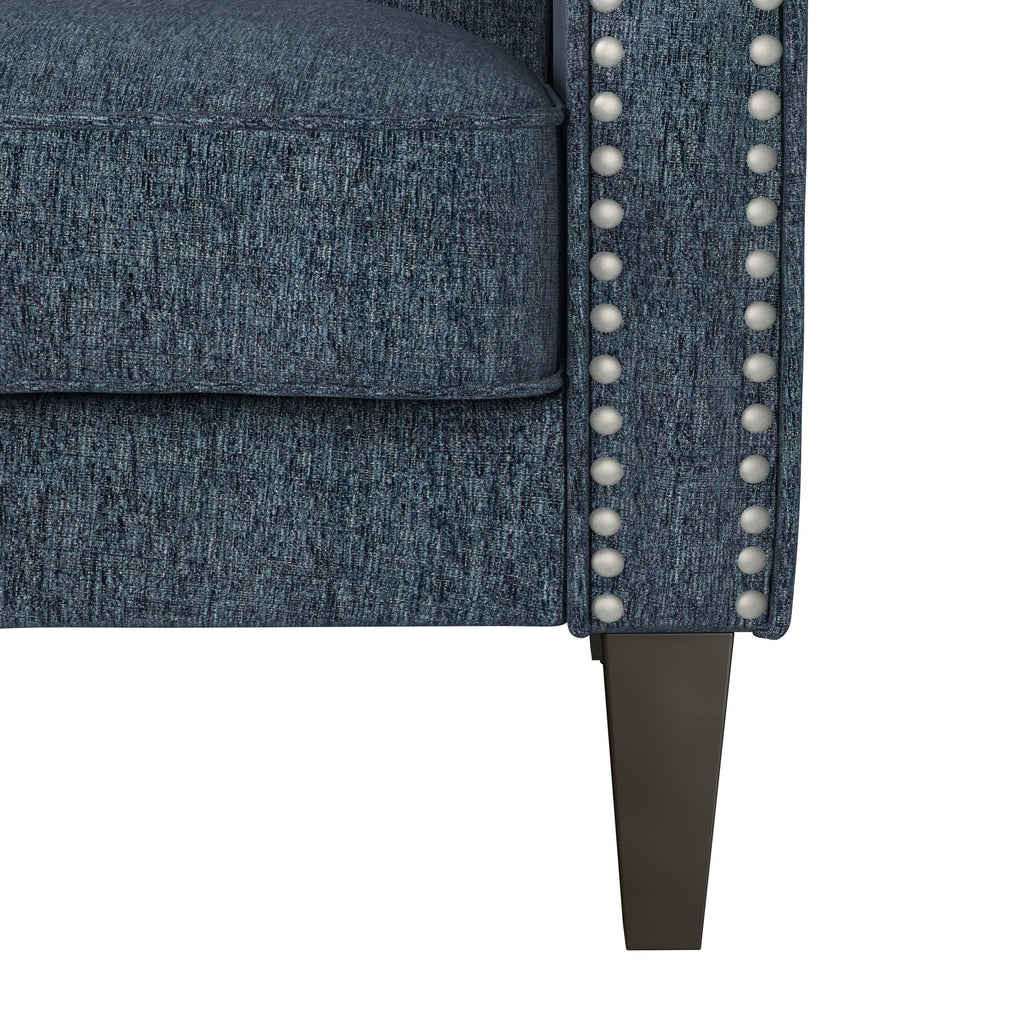 Red Velour Traditional Armchair M24840