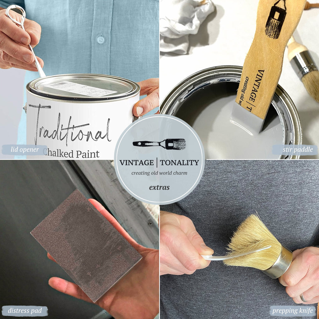 3 PCS Chalk Paint Wax Brush Set O4140