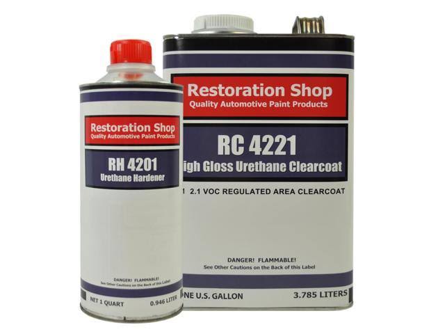 Black Urethane Basecoat Automotive Car Paint, 1 Gallon Kit B75412