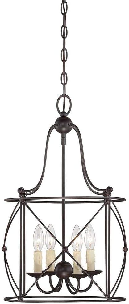 English Bronze 4-Light Foyer F1017