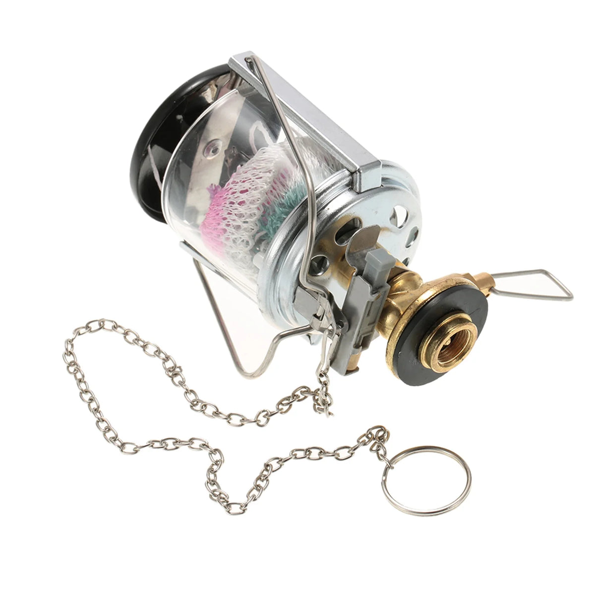 Steam Lamp With 2 Propane Lantern Mantles Portable Tent Lamp N739731