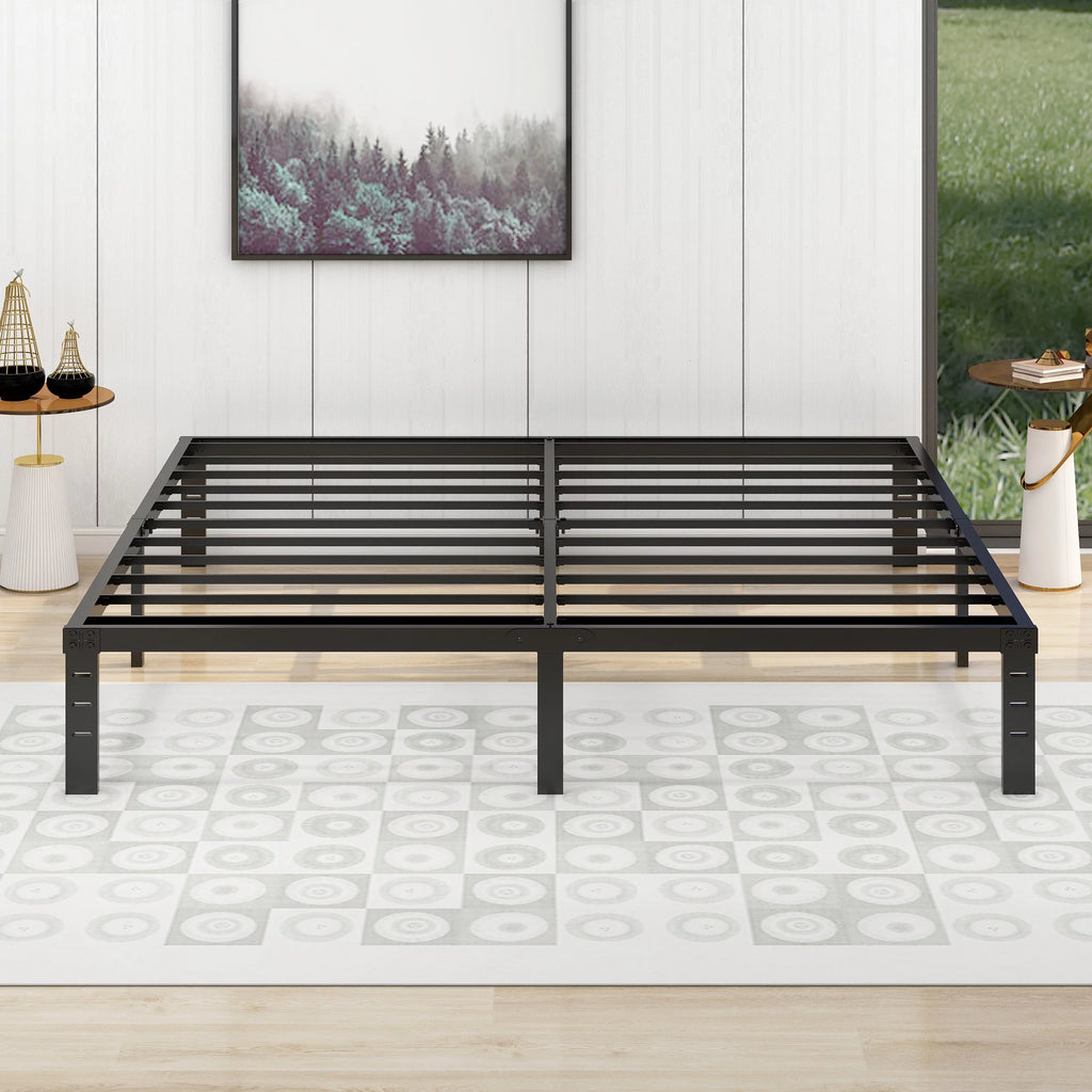 14 Inch Metal Platform King Bed Frame V38409