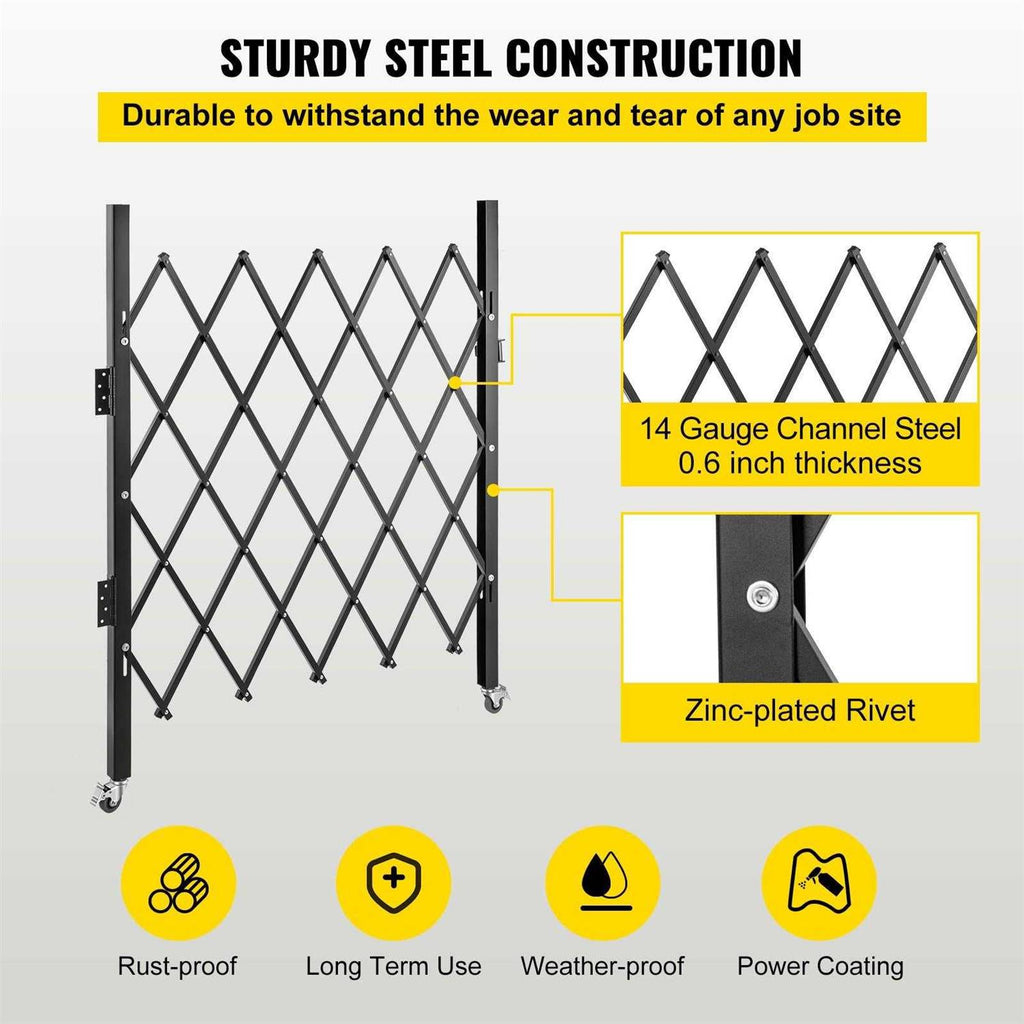 Single Folding Security Gate M9386