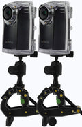 Time Lapse Camera with Clamp and Water-Resistant Case, 720P 2-Pack F771
