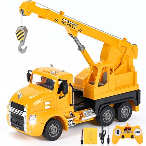 Remote Control Dump Truck Toy with Lights V53526