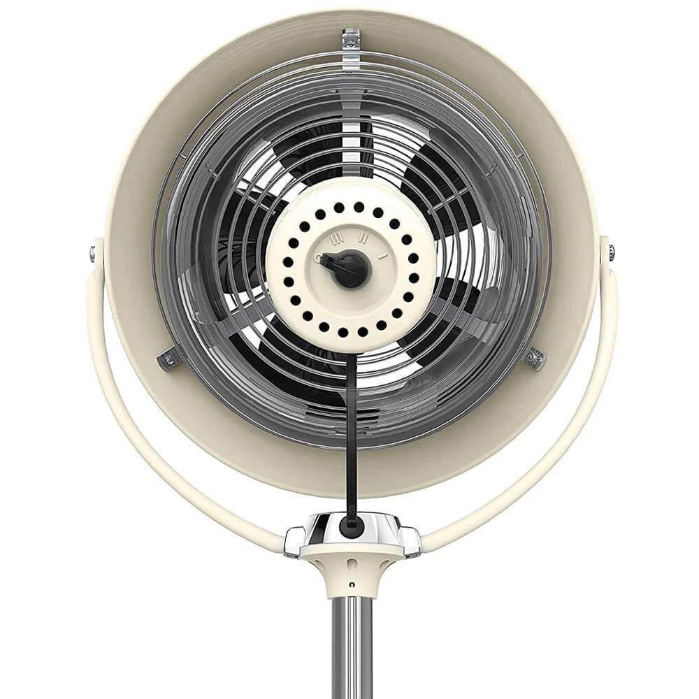 Vintage White Pedestal Air Circulator W39372