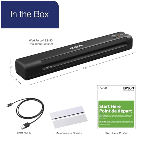 Portable Sheet-Fed Document Scanner V25357