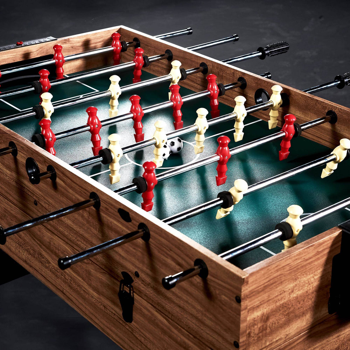 3 In 1 Pool Billiard Slide Hockey Foosball Combo Game Table S126094