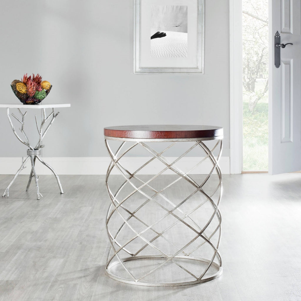 Silver Accent Table Z401