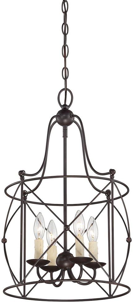 English Bronze 4-Light Foyer F1017