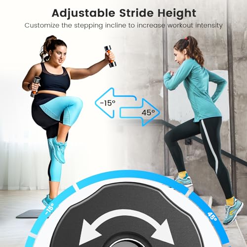 Mini Stepper with Resistance Band, Hydraulic Fitness Stepper B216