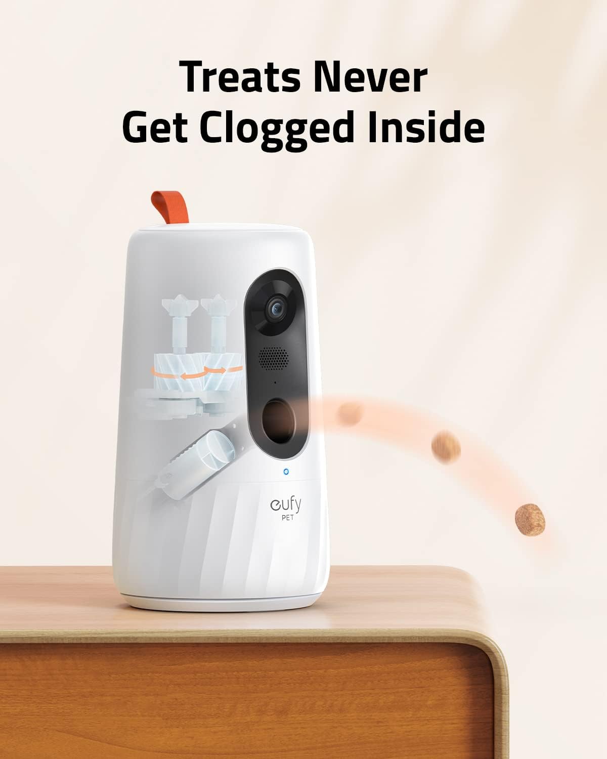 1080p Pet Dog Camera with Treat Dispenser O325