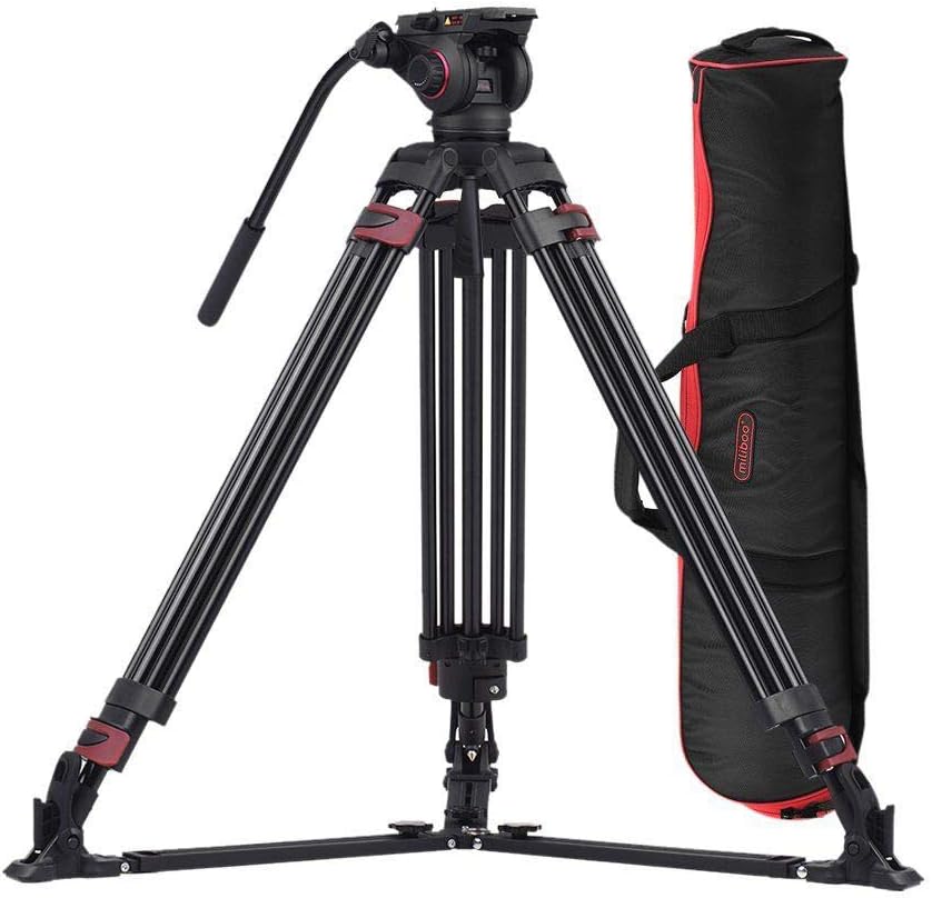 Heavy Duty Aluminum Video Tripod with Camera Stand H89806