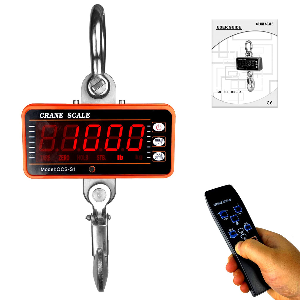 Digital Crane Scale with Remote Control (Yellow) Y183319