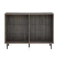 Slate Grey Mid Century Modern Bookcase Z64383