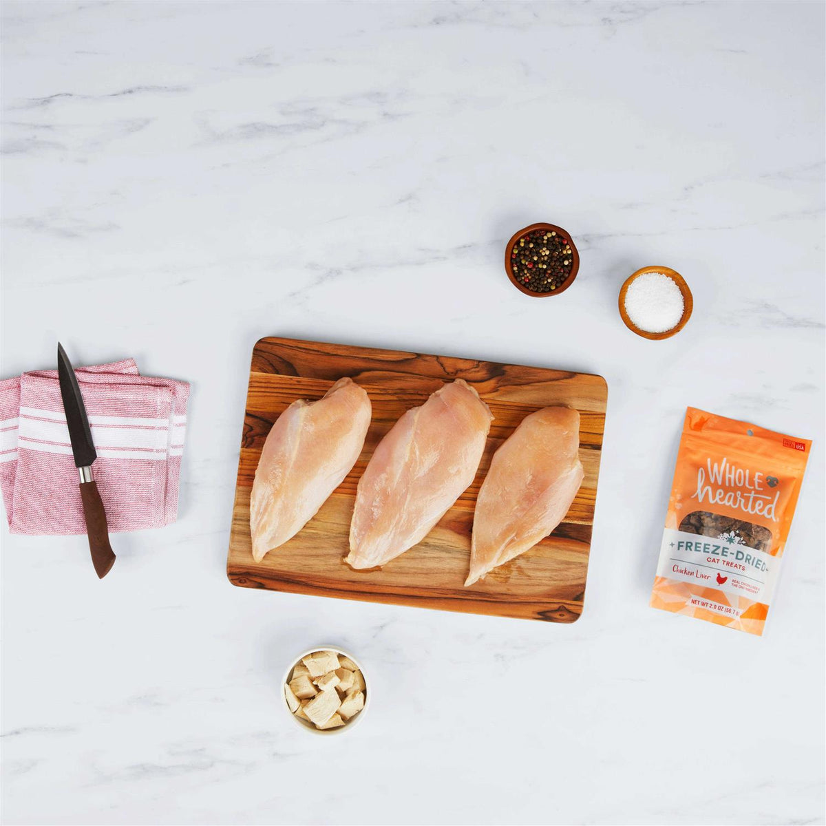 Chicken Liver Freeze-Dried Cat Treats K3044