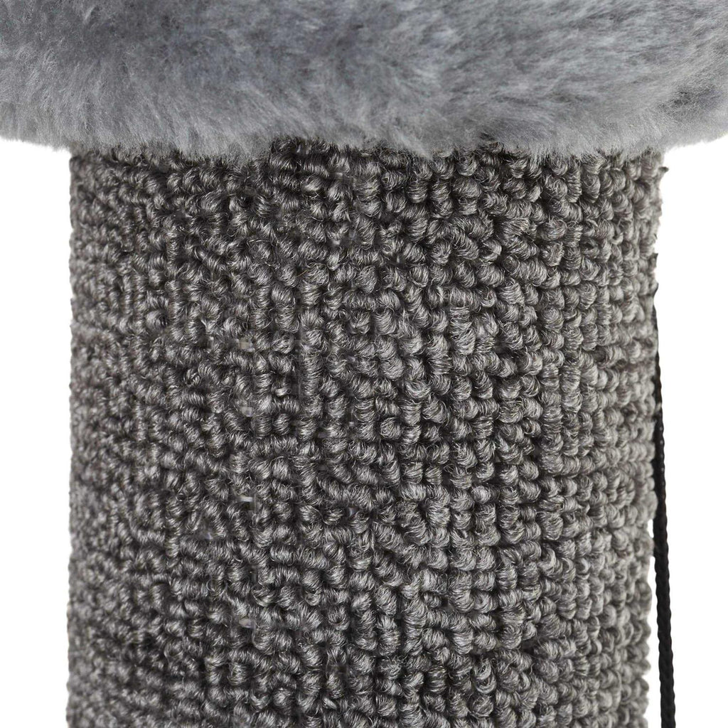 Raised Cat Scratch Post With Refillable Corrugated Cardboard S298