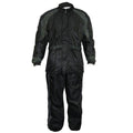 Men's Black Two-Piece Armored Rain Suit L10549