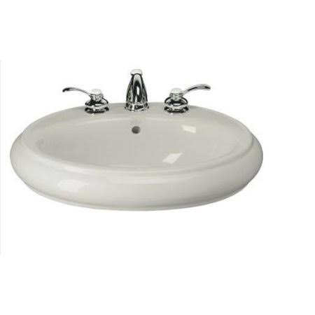 24x22 Pedestal Top with 8x22 Centers: Ice Grey F7496