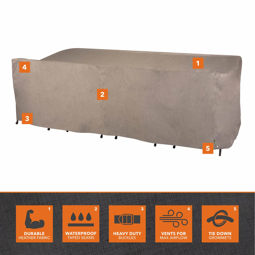 Waterproof Patio Table & Chair Set Cover S809006