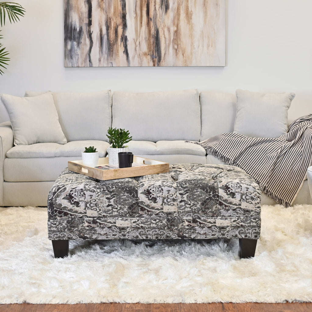 Oversized Tufted Ottoman C69848