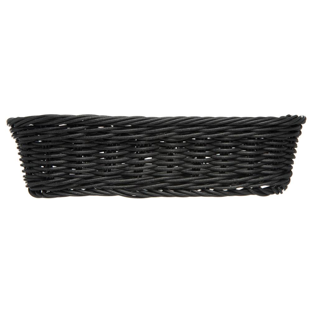 Black Woven Rectangular Basket L802062