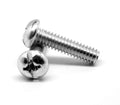 1/4-20 x 1/2 Coarse Thread Machine Screw Pan Head Zinc Plated A614