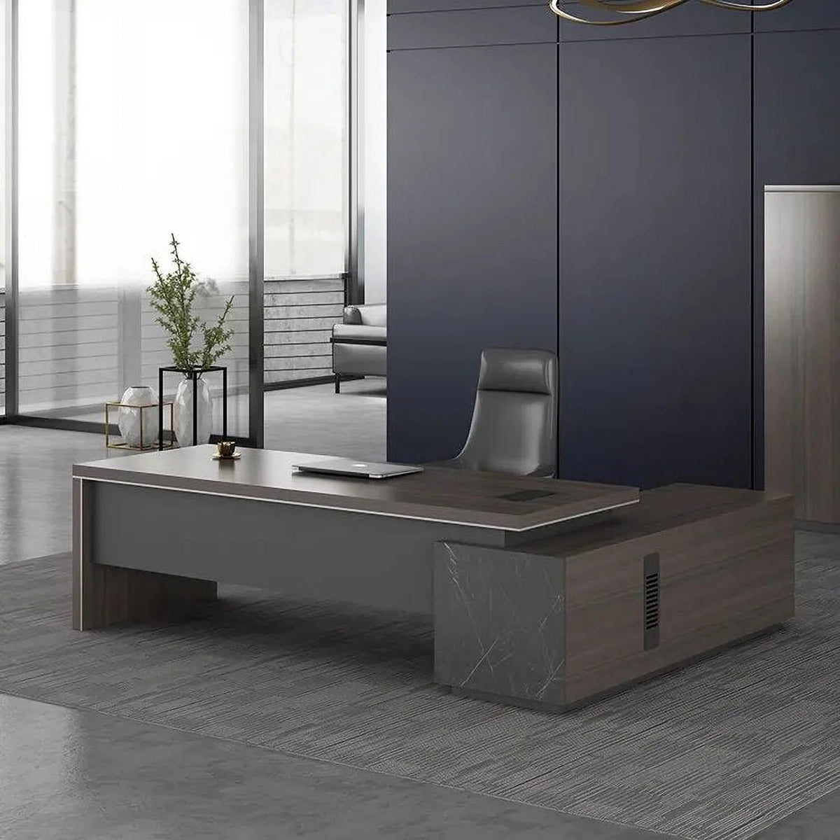 Modern Wooden Executive Office Desk F26371