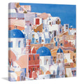 Watercolor Painting Print on Wrapped Canvas S929