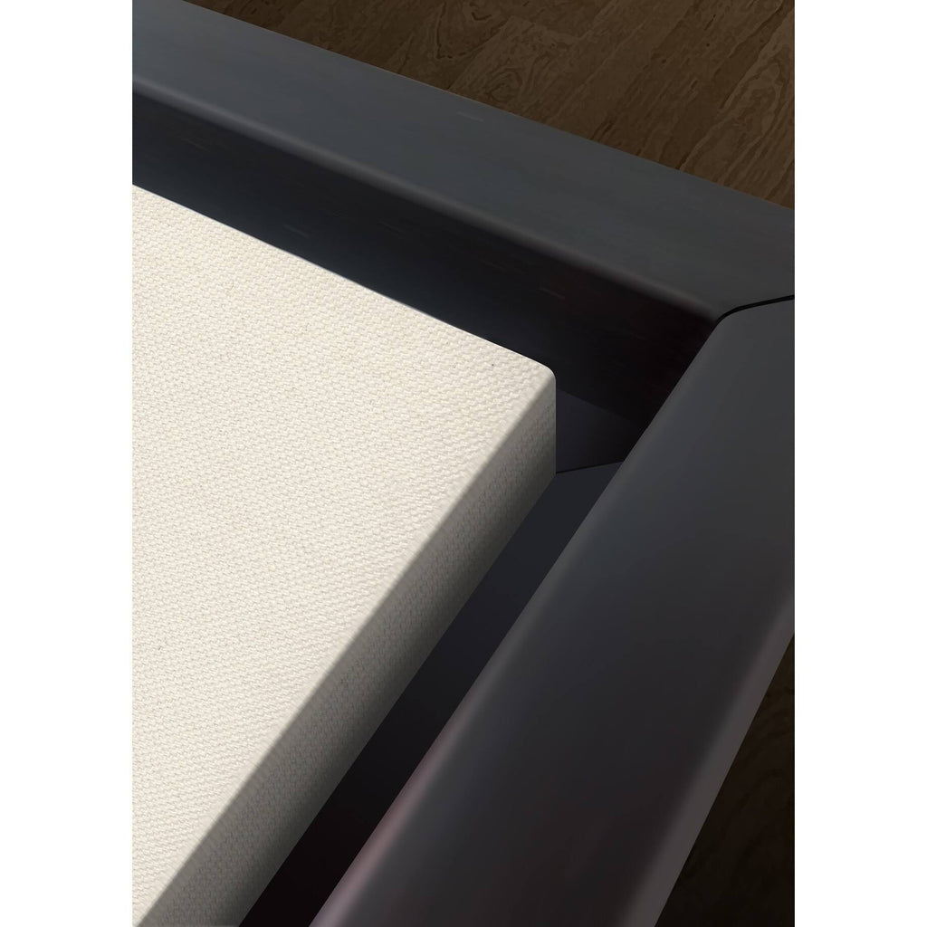 4-Piece Floater Framed Canvas Staggered Set - Blue - 24x36 I7302
