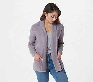 Lavender Haze Shawl Collar Cardigan X69280