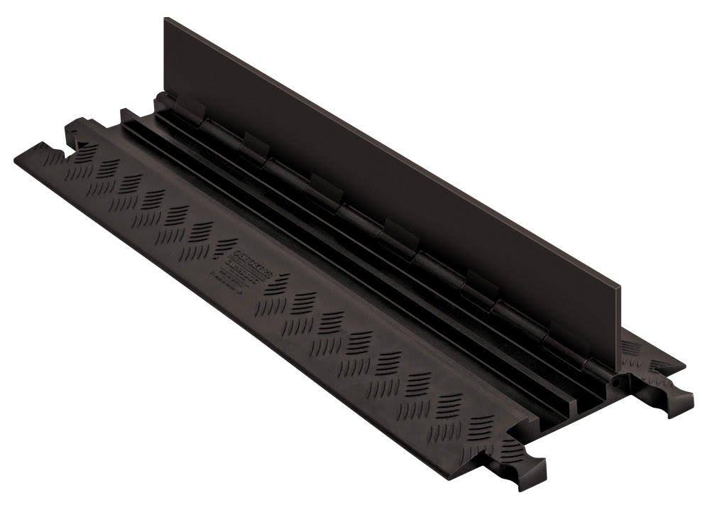 Black 2 Channel Cable Protector J660859
