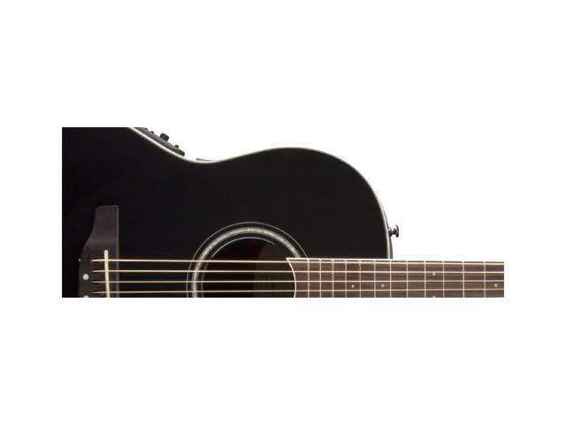 Black Acoustic Electric Guitar S110