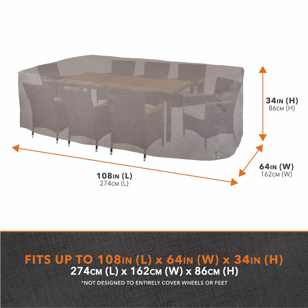 Waterproof Patio Table & Chair Set Cover S809006