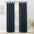 Navy Blackout Tab Top Curtain Panel 40x95 W102955