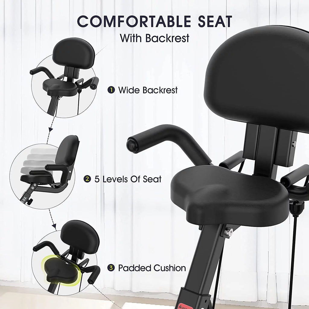 4in1 Folding Exercise Bike Stationary Magnetic K45012