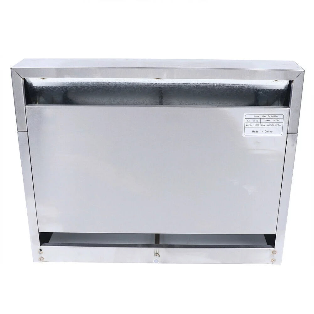 2 Tanks Stainless Steel Gas Deep Fryer B72202