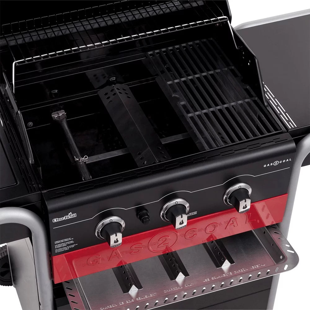 3-Burner Gas & Charcoal Combination Grill G509824